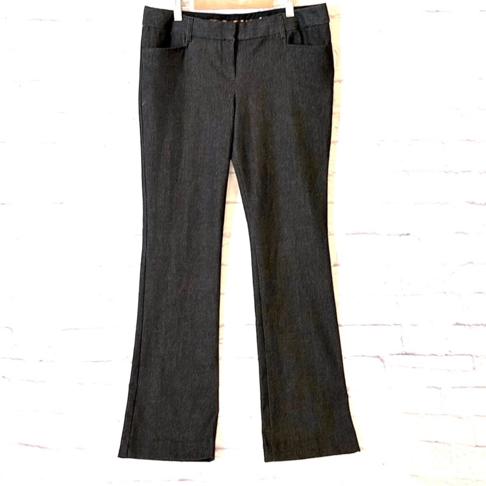 Express Design Studio Dress Pants Plain Front Straight Leg Gray Women’s Size 8